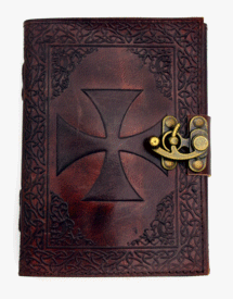 Knights Templar Leather Embossed Journal